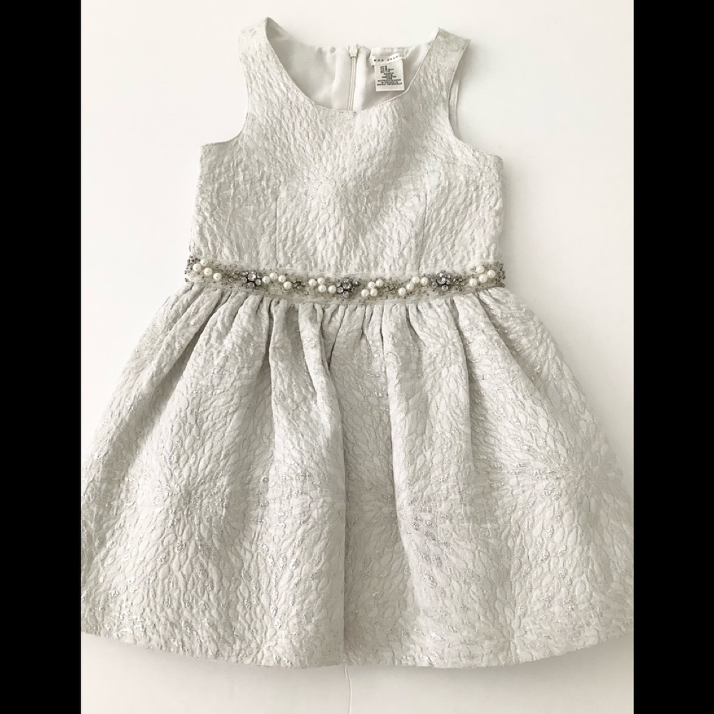 MAX STUDIO BROCADE EMBELLISHED DRESS